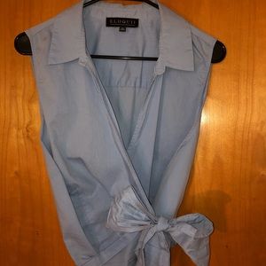 Barely Worn Wrap Crop Top from Eloquii
